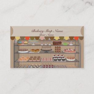 Bakery Biscuit Shop Business Card