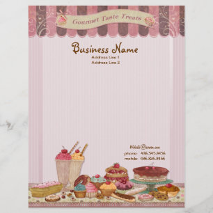 Bakery Boutique Cakes & Patisserie Letterhead