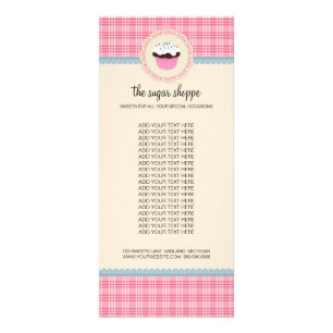 Bakery Boutique Product Rack Cards