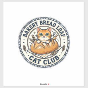 Bakery Bread Loaf Cat Cat Mum Gift Idea - Bakery B