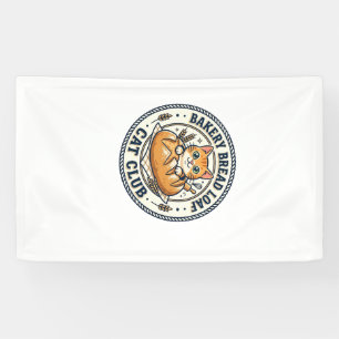 Bakery Bread Loaf Cat Cat Mum Gift Idea - Bakery B Banner