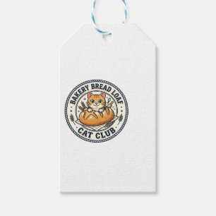 Bakery Bread Loaf Cat Cat Mum Gift Idea - Bakery B Tags