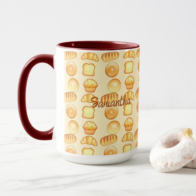 Bakery Bread Treats Mug (With Donut)