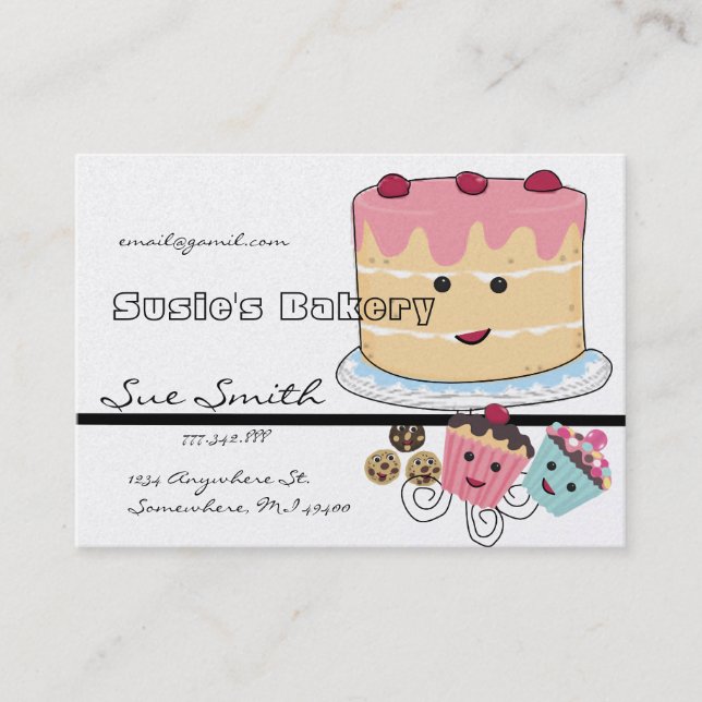 Bakery Business Card - (Front)