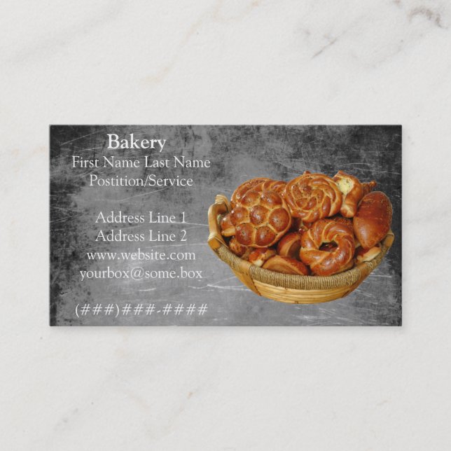 Bakery Business Card (Front)