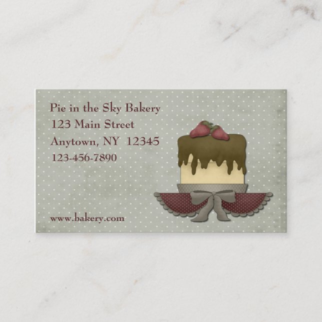 Bakery Business Card (Front)