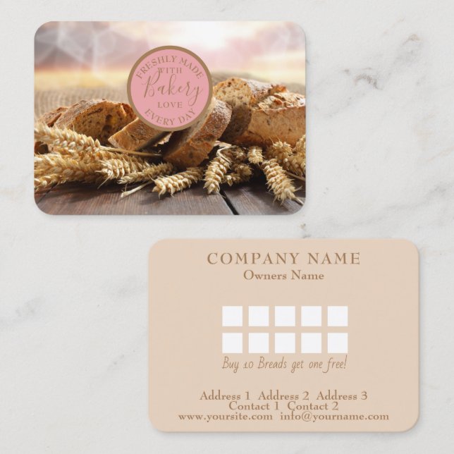 Bakery - Business Card (Front/Back)