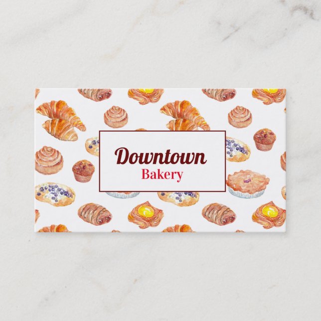 Bakery business card (Front)