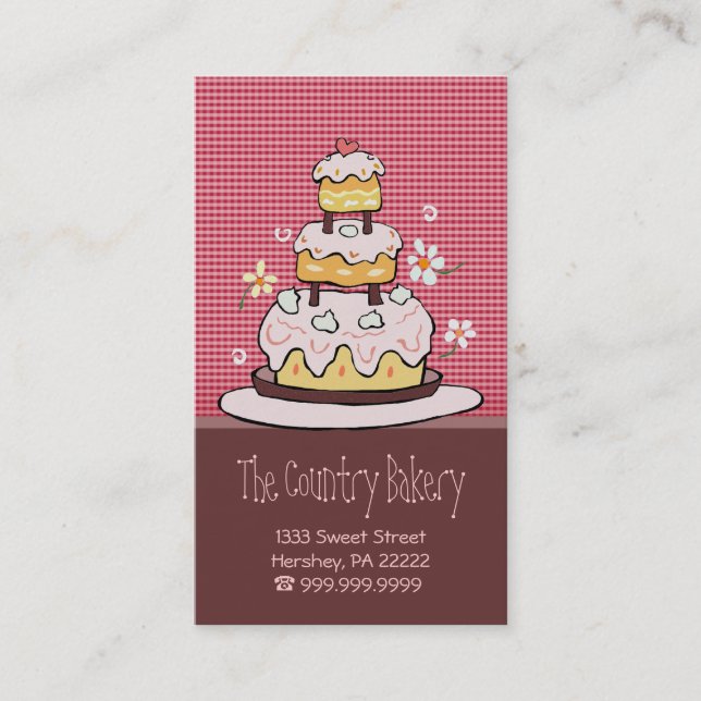 Bakery Business Cards (Front)
