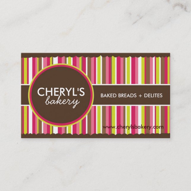 Bakery Business Cards (Front)