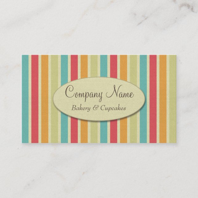 Bakery Business Cards (Front)