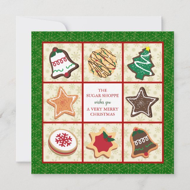 Bakery Business Christmas Cards (Front)