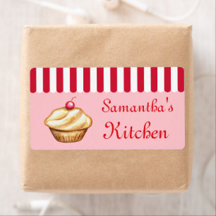 Bakery Business Custom Kitchen Cupcake Gift Labels