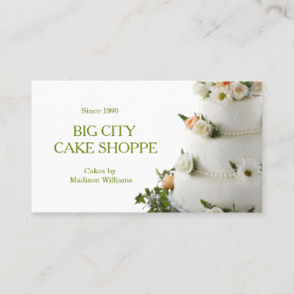 Bakery Business Elegant Cake Card