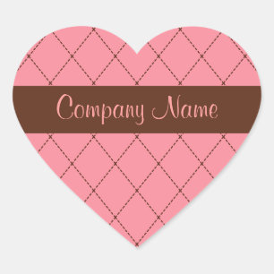 Bakery Business Heart Stickers