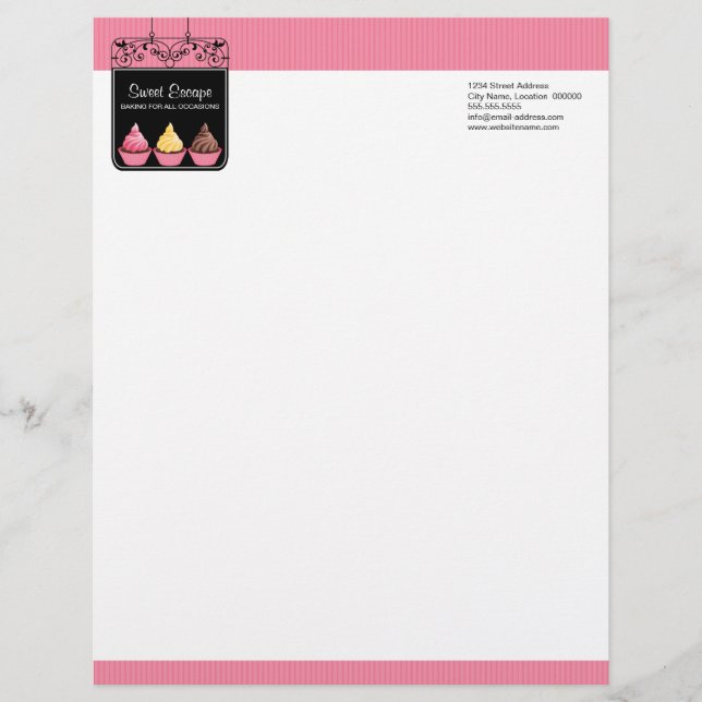 Bakery Business Letterhead (Front)