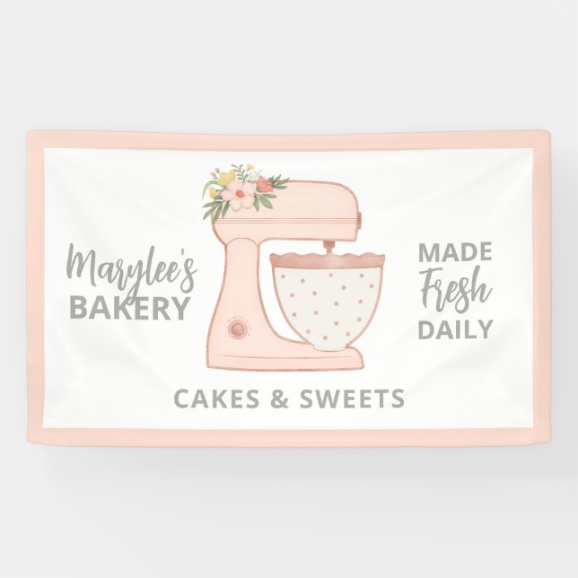Bakery Business Pastry Chef Banner (Horizontal)