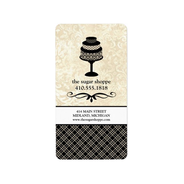 Bakery Business Product Labels {Cakes} (Front)