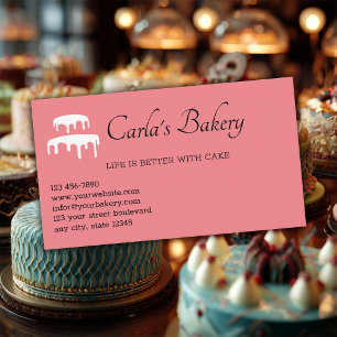 Bakery   Cake Shop Business Card