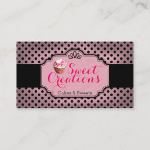 Bakery/Cakes/Sweets Creations Business Card