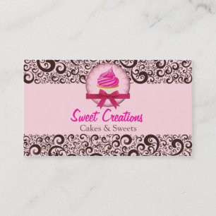 Bakery/Cakes/Sweets Creations Business Card