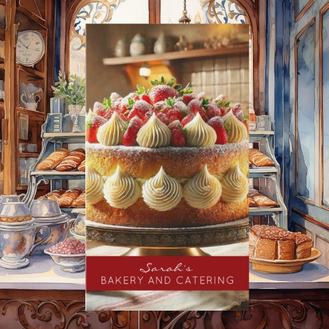 Bakery Catering Business Card (Creator Uploaded)