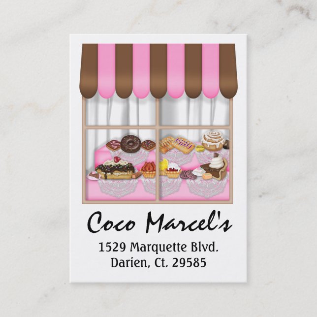 Bakery / Catering Business Card ... by SRF (Front)