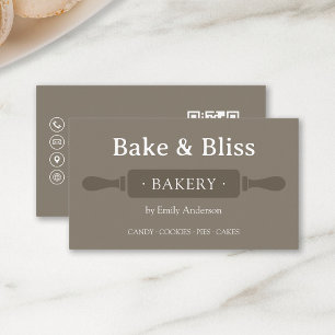 Bakery Chef Modern Business Card