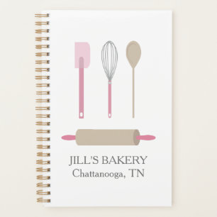 Bakery Chef Pink Kitchen Tool Food Business Bakery Planner