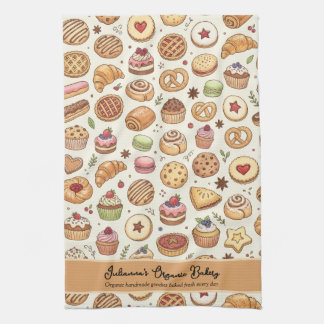 Bakery Cookies Pie Dessert Bakery Tea Towel