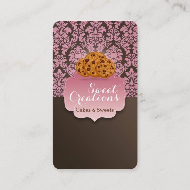 Bakery Cookies Sweet Business Card (Front)