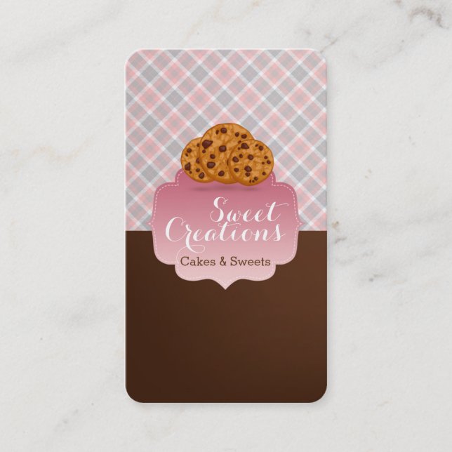 Bakery Cookies Sweet Business Card (Front)