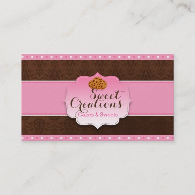 Bakery Cookies Sweet Business Card (Front)