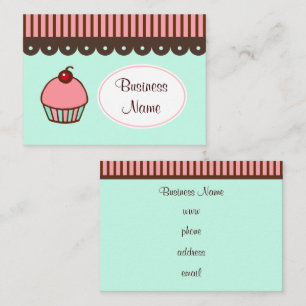 Bakery Cupcake Business Cards