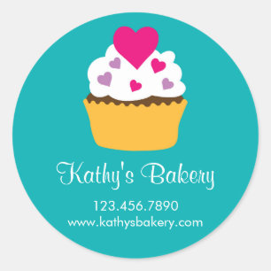 Bakery Cupcake Sticker