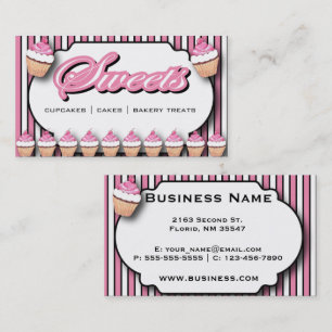 Bakery Cupcakes and More Business Card