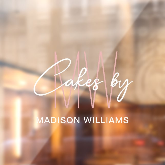 Bakery Custom Cake Monogram Logo (Sheet 2)