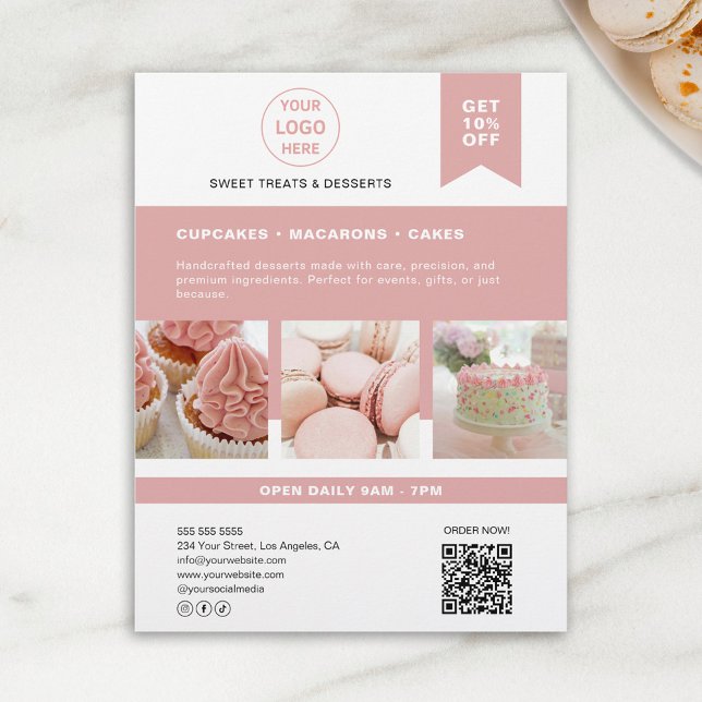 Bakery Custom Logo Flyer (Bakery Custom Logo Flyer)
