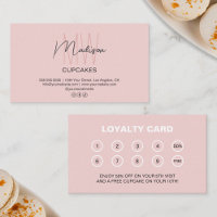 Bakery Custom Monogram Logo Business Reward