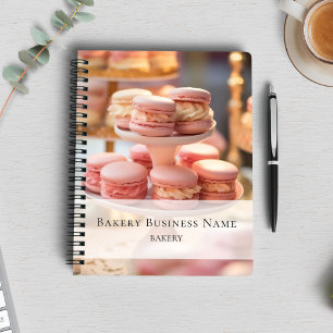 Bakery Custom Photo Social Media QR Code Notebook