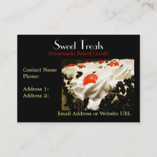 Bakery Dessert Company Business Card