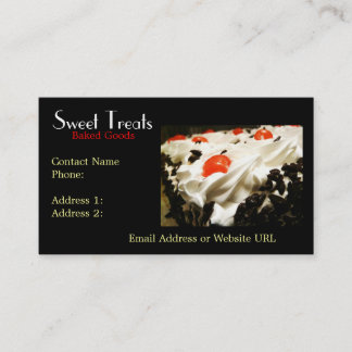 Bakery Dessert Company Business Card