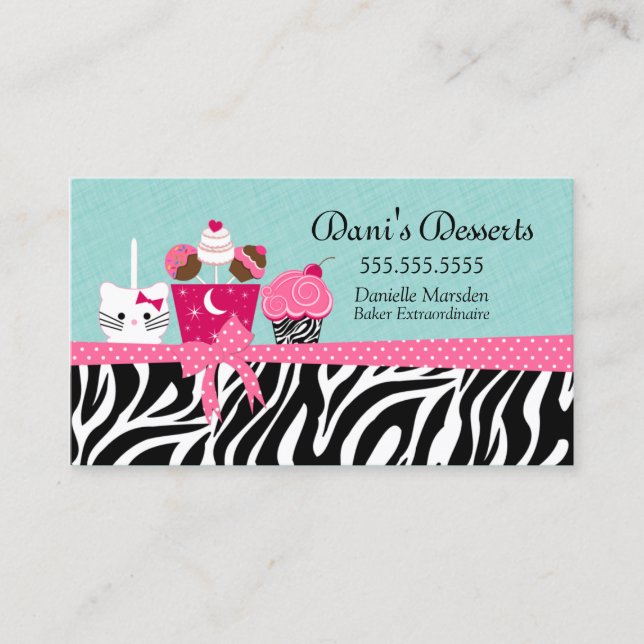 Bakery Desserts Business Card (Front)
