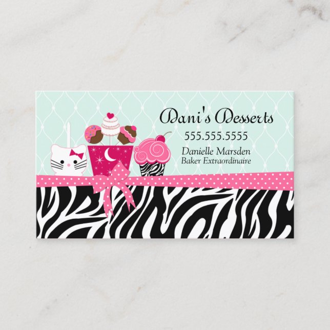 Bakery Desserts Business Card (Front)