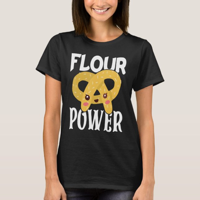 Bakery Donut Baking Flour Power Confectioner Cake  T-Shirt (Front)