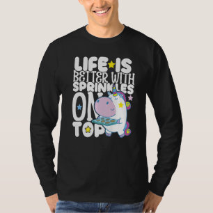 Bakery Donut Better with Sprinkles Confectioner Ca T-Shirt