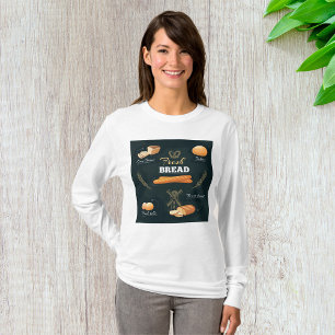 Bakery Fresh Bread Womens Long-Sleeve T-Shirt