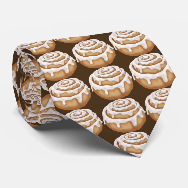 Bakery fresh iced cinnamon bun tie (Rolled)