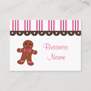Bakery Gingerbread Business Cards