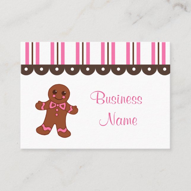 Bakery Gingerbread  Business Cards (Front)
